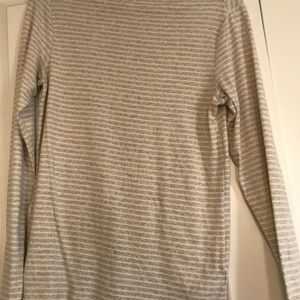 GAP Modern Striped Long Sleeve Boatneck T-Shirt